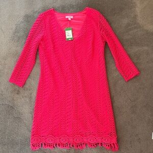 Lilly Pulitzer Pink Long Sleeve Dress NWT